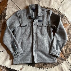 Patagonia Charcoal Button-Up Jacket
